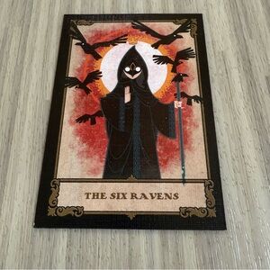 Gideon’s Bakehouse trading card #42, The Six Ravens, new